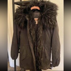 Woman’s Charcoal Gray Coat